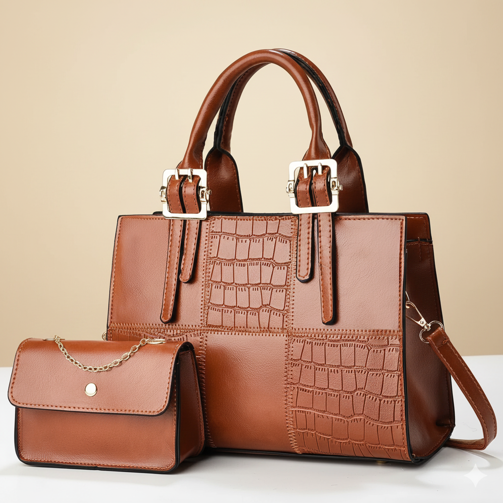 Sac Chic Femme – Cabas Design Texturé, Élégant & Polyvalent