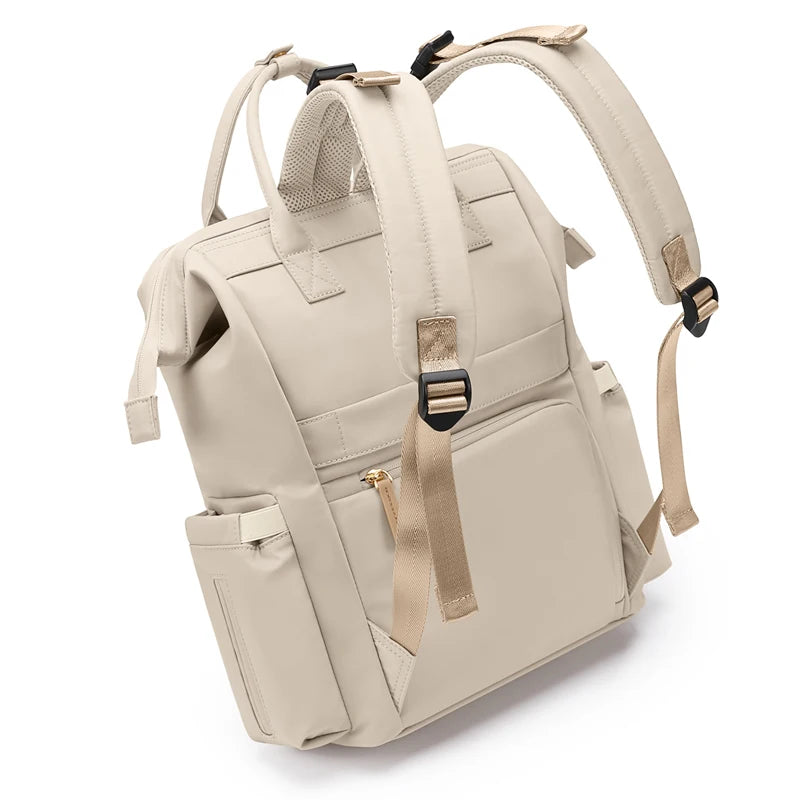 Sac à Langer Chic Grande Capacité – Modèle Apricot & Black | MamanChicBag