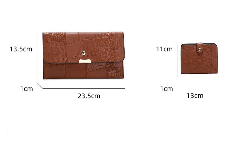 Sac Chic Texturé 4-en-1 – Cabas Élégant Femme | Look Vintage & Multifonction | MamanChicBag