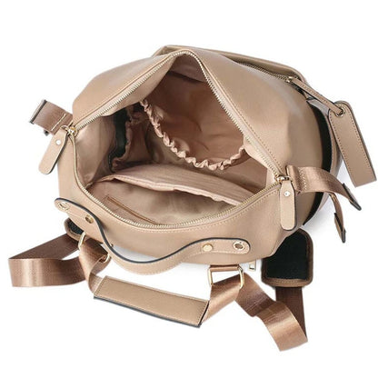 Sac à Langer Multifonction en Cuir PU – Grande Capacité | Modèles Camel, Beige, Noir & Marron | Maman Chic & Organisée