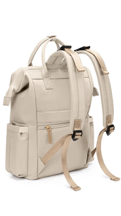 Sac à Langer Chic Grande Capacité – Modèle Apricot & Black | MamanChicBag