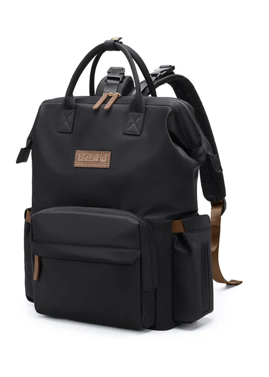 Sac à Langer Chic Grande Capacité – Modèle Apricot & Black | MamanChicBag
