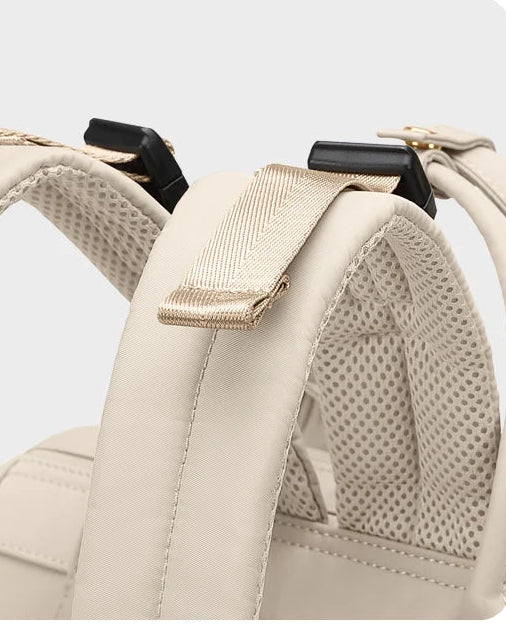 Sac à Langer Chic Grande Capacité – Modèle Apricot & Black | MamanChicBag