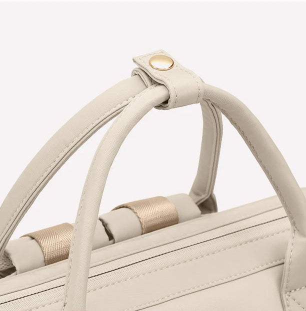 Sac à Langer Chic Grande Capacité – Modèle Apricot & Black | MamanChicBag