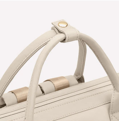 Sac à Langer Chic Grande Capacité – Modèle Apricot & Black | MamanChicBag