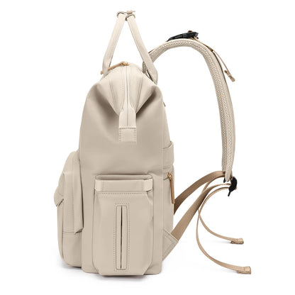 Sac à Langer Chic Grande Capacité – Modèle Apricot & Black | MamanChicBag